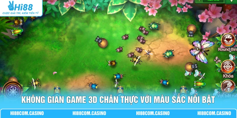 YGR Bậc Thầy Bắt Bọ - Đua Top Nhận Giải Thưởng 500 Triệu 2 Không gian game 3D chân thực với màu sắc nổi bật