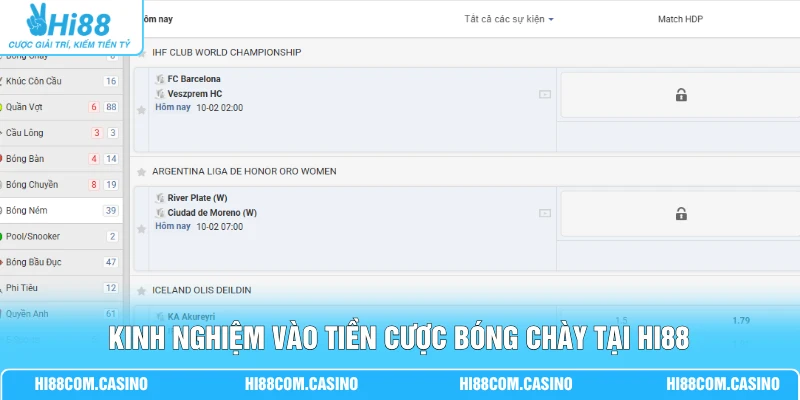 Cá Cược Bóng Ném - Quy Tắc Bắt Kèo Cho Người Chơi Mới 3 Kinh nghiệm vào tiền cược bóng chày tại Hi88