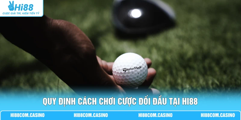 Cá Cược Đánh Golf - Hướng Dẫn Quy Tắc, Dạng Kèo Phổ Biến 2 Quy định cách chơi cược đối đầu tại Hi88